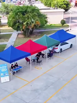 Foldable Retractable Tent Outdoor Tent With Steel Stand Advertising Canopy Awning Tent Thick 3*3M