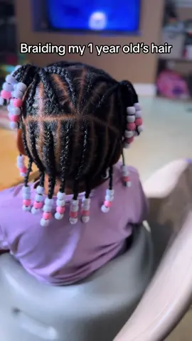 Heres a video of me doing my daughters hair that no one asked for lol  #hair #kids #kidshair 