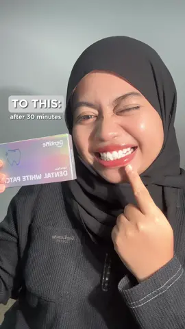 Buy now or regret later! 🦷👀 Get this dental white patch at lower price now! 😭🫶🏼 #dentificmy #dentalwhitepatch #whiterteeth #promo #shineandclean 