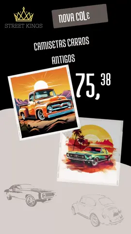 🔥 Lançamento Épico na Loja StreetKings! 🔥 E aí, galera apaixonada por carros clássicos e estilo único! Vocês não estão preparados para o que a Loja StreetKings preparou para vocês! 🚗💥 Apresentamos com muita empolgação a Coleção Exclusiva de Camisetas para Carros Antigos! 🏁👕 👉 Dê uma olhada nesses destaques alucinantes: 🎨 Estampas Exclusivas: Nossas camisetas capturam a essência e a nostalgia dos carros antigos que tanto amamos. Cada design é uma obra-prima única que celebra a história automotiva. 🌿 Tecido 100% Algodão: Conforto é a palavra de ordem! As camisetas são feitas com o tecido mais macio e durável, garantindo que você se sinta incrível enquanto expressa sua paixão pelos clássicos. 💥 Estilo Incomparável: Quer você seja um fã de muscle cars, vintage racers ou simplesmente adore o charme dos clássicos, temos algo que combina perfeitamente com seu estilo pessoal. E isso não é tudo! Nós sabemos o quanto vocês adoram ser exclusivos. Então, garantimos que cada design tenha uma edição limitada. Uma vez que eles sumirem, não voltam mais! ⏳ É hora de você mostrar ao mundo o amor que sente pelos carros antigos, de uma forma totalmente nova e estilosa. Vista-se com orgulho, deixe seu estilo falar por você e junte-se à comunidade apaixonada da StreetKings! 🛒 Corra para a Loja StreetKings agora mesmo e garanta suas camisetas exclusivas antes que elas sumam das prateleiras! É a sua chance de levar um pedacinho da história automotiva para o seu guarda-roupa. 🛍️💨 Não perca essa oportunidade! Curta, compartilhe e marque seus amigos que também são loucos por carros clássicos. Juntos, vamos dominar as ruas com estilo! Acesse e confira: mont.ink/modastreetking #StreetKing #Moda#CarrosAntigos #camisetas #unisex #homens #mulheres #estilo #streetwear #clássicos
