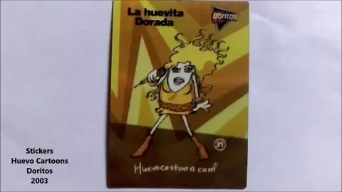Stickers Huevo Cartoons Doritos 2003 #stickers #huevocartoon #paulinarubio #chicadorada #mio #loshuevosdedoritos #coleccionesguatemala #coleccionista #promocionales #doritos #guatemala #fyp #viral #parati