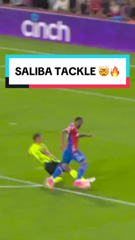 Saliba with the BIG tackle 💪 #Arsenal #Football #PremierLeague #Edit 