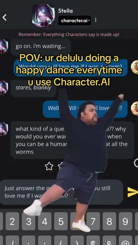feeding my delulu is the only solulu 🤭 #CharacterAI #CharacterAIChat #delulu 
