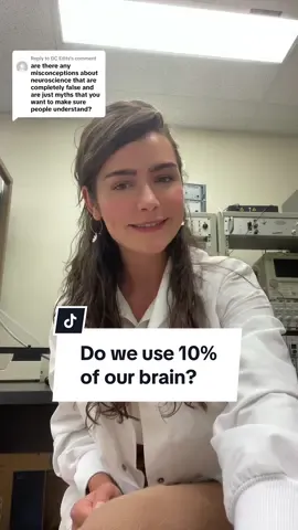 Replying to @DC Edits neuroscience myth busting! #neuroscience #scientist 