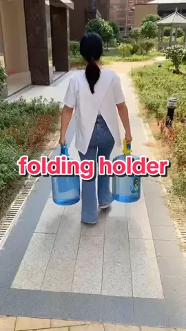 round handle folding holder handle lifter holder for gallon water container#goodstuff #foldingholder #handle #lifterholder #useful 