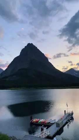 Pure serenity #lakevibes #sunset #nature #montana 