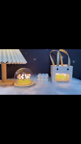 チューリップ型LEDテーブルランプ 手作り Tulip LED Table Lamp Handmade Night Light Battery USB Gift Decoration c303