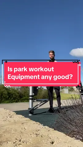 How good is park workout equipment for muscle mass? Long story short you’re better off doing push ups #workout #parkgym #fitdads