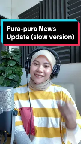 Versi lebih slownya, ditunggu duetnya. Selamat mencoba #purapuranewsupdate #siaranradio #duetsiaran 