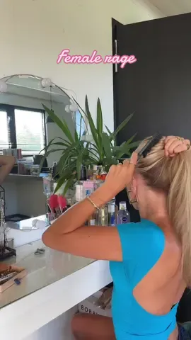 FEMALE RAGE #sleekhairstyle #hairtok