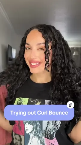 Trying out the viral curl line @BounceCurl and im nothing short of obsessed 💗 #curl definition, hydration and bounce for days! #curlyhair #curlyhairroutine #curlyhairtutorial 