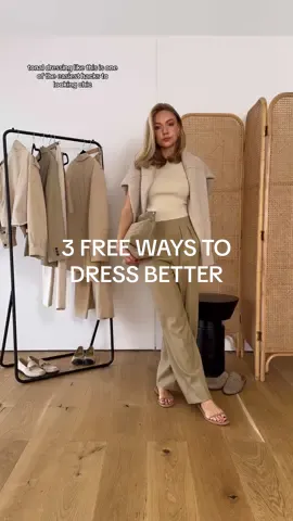 3 free ways to dress better! Links in bio under ‘collective voice links’ #howtodressbetter #dressbetter #waystodressbetter #howtoelevateyourstyle #stylingtips 