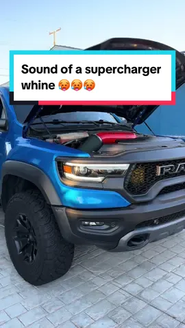 Who else love the sound of a supercharger 🥵🏁 #jailbreakhellcat #supercharged #hemi #srt #carsoftiktok #carcommunity #viral #trx #ramtrx #srthellcat #srtjailbreak #fy #fyp #whine #eargasm 