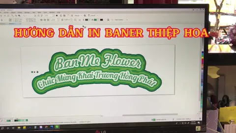Hướng dẫn in baner/thiệp cho nghành hoa. Mn tua chậm hoặc bấm đưng nếu đọc không kịp nhé#banmeflower #shophoabmt 