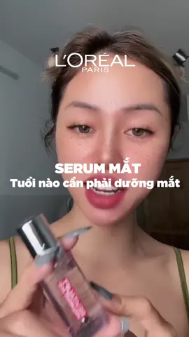 Dưỡng mắt mà nôn nóng quá là hư bột hư đường nha mấy bà 🤣 #lorealparis_vn #skincare #reviewlamdep 