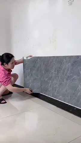 Miếng dán giả đá giải pháp tối ưu cho tường bẩn, bong tróc, ẩm mốc #xuhuong #xopdantuong #pvcvanda 