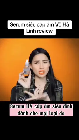 Serum siêu cấp ẩm Torriden Võ Hà Linh review 2 lần 9/10 phải nói là quá đẳng cấp. sản phẩm chăm sóc da thuần chay và không độc hại  theo đánh giá của tổ chức quốc tế, do đó có thể dùng được cho phụ nữ có thai -	•	Cấp ẩm, giúp da mềm mại, ngăn ngừa khô da, thiếu ẩm. * Làm mềm và làm mịn da. * Làm dịu da, giảm kích ứng. * Hỗ trợ tái tạo và phục hồi da bị hư tổn do tác động của môi trường hoặc các tác nhân bên ngoài. * Giảm sự xuất hiện của nếp nhăn và nếp gấp trên da. * Phù hợp nhất với da thường, da khô  #serumtorriden #vohalinh #vohalinhreview #reviewsirum #halinh #vohalinhofficial #torriden 