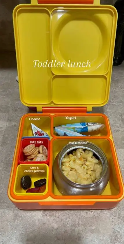 No veggies or fruits 😭😩 she won’t eat it 🙃   #back2school#prek#momlife#kidslunchideas#easylunchideas#Foodie#schoollunch#toddlerlunch#pickyeater 