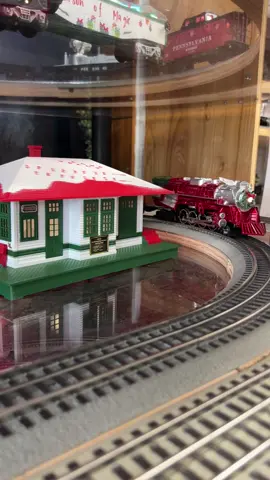Spotlighting the @Lionel Trains Christmas Light Express 2123100! Shop now www.bradystrains.com ! #modelrailroadersoftiktok #modeltrains #oscale #hobbyshop #lionel #lioneltrainset #lioneltrains #greensburgpa #pittsburgh #christmas #shopsmall