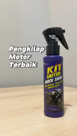 Motor auto kilap dengan KIT Motor Quick Shine!  Cek keranjang kuning yuk! #trending #perawatanmotor #kitautocare #motorkilap #kitmotorquickshine #pengkilapmotor 
