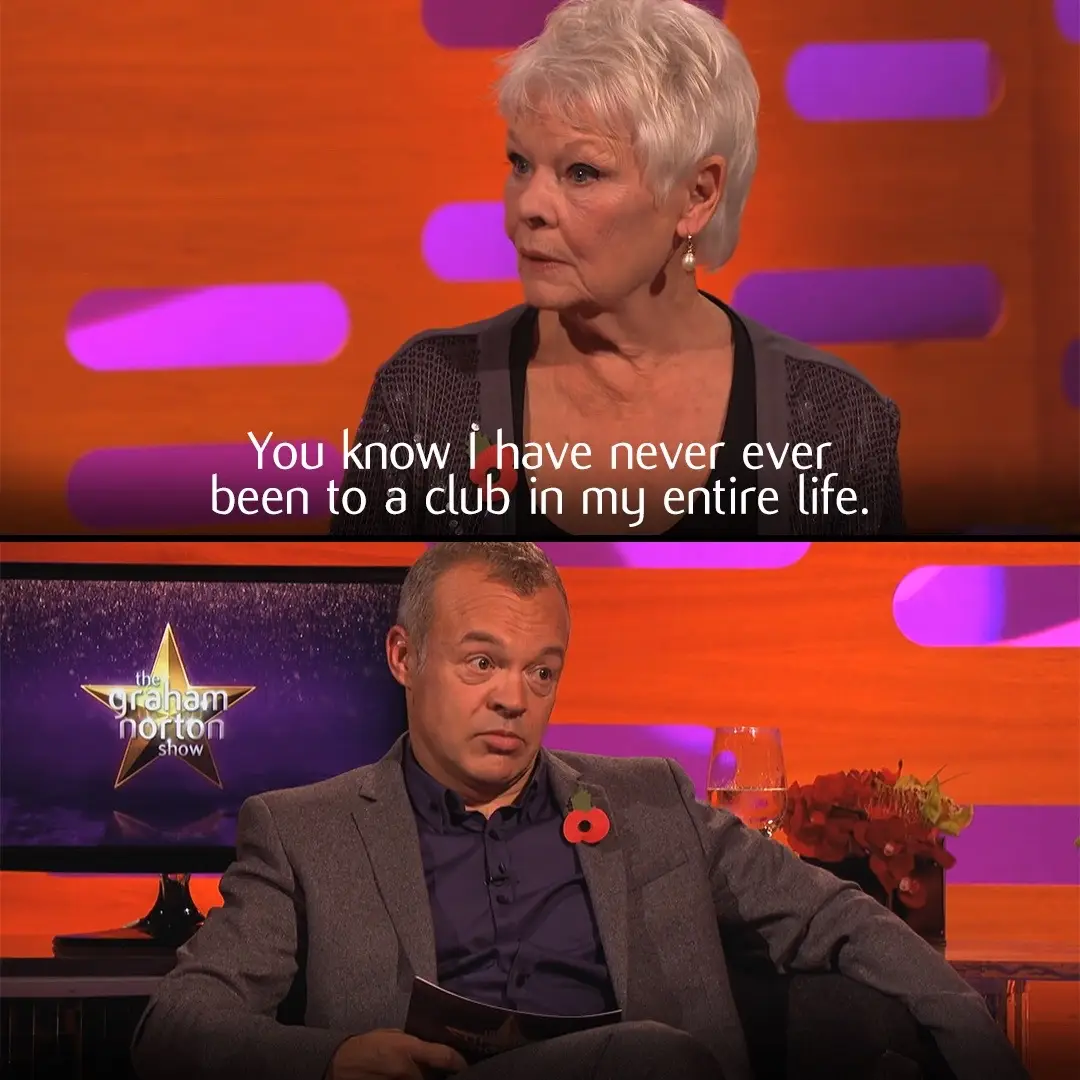 forever iconic! 👑 #judidench #damejudidench #grahamnorton #thegrahamnortonshow #filmtok #lgbt 