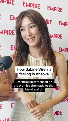 Have you watched Ahsoka yet? Natasha Liu Bordizzo tells us how her character Sabine Wren is feeling at the start of the series.  (Recorded prior to the union strikes.) #ahsoka #ahsokatano #starwars #sabinewren #natashaliubordizzo #starwarsrebels #theclonewars #empiremagazine 