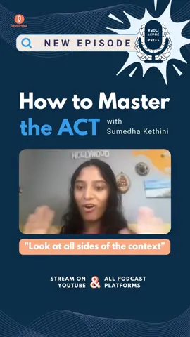 ACT Reading tips and tricks #ACT #educational #learn #knowledgebytes #podcastclip