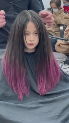 ombre cho bé 2k11 xinh lung linh 😍            #màu_thời_trang #tócđep #xuhuong 