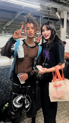 Jadenくん、友達が見かけて連絡してくれてなかったら会えてなかった🥲感謝しかない　#jadensmith #サマソニ2023 #willow #kidlaroi #おすすめ #fypシ #fyp #サマソニ大阪 