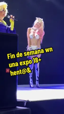 😅🫣 un poco de mi fin de semana en una expo ecchi ! #ahcon #elifshining #erocosplayer #animegirl #marinkitagawa #bikini 