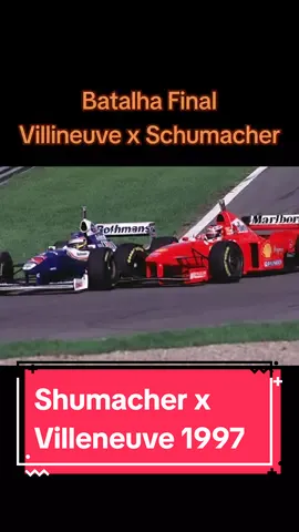 Michael #schumacher🇩🇪 x Villeneuve.  Ultima etapa da #f11997 na Espanha. #f12023 #gpdaholanda 