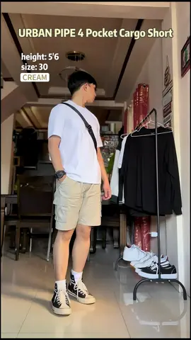 4 Pocket Cargo Plain Short #urbanpipe #shorts #fashion #tiktokshop #tiktokfinds #short  #MySweldoBudol 