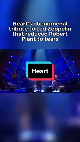 [⚠️ Flash Warning] Of the performance, Plant later recalled, “That night I was watching a reenactment – clever, well intentioned and respectful. I was in the gallery peering and following an excellent display. Me and my contribution to it all were hung out to dry in the land of timeless tributes, so far from the cover and the scene, and so far from the home that we've given it. I felt estranged from the whole deal, from the song, and the fact that the years did carry it through. It had its own impetus. I watched it go. It was like a beautiful feather, balloon, or bubble.” The Wilson sisters were also joined by Jason Bonham, son of original LZ drummer, John. #heart #annandnancywilson #ledzeppelin #stairwaytoheaven #music 