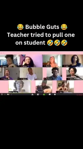 🤣Mrs Baxter farts on student in Zoom class 🤣🤣 #tiktokviral #f #fyp #viral #mrsbaxter #fart #fartsarefunny #fartspray #zoom #class #funny #teacher #teachersoftiktok #fail #hilarious #student #bubble #bubblegut 