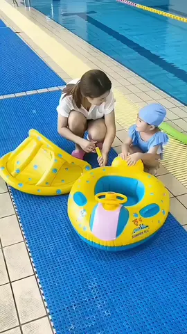 Swimming Ring for Kids PVC awning seat with steering wheel baby floater swimming#good #good things to share#Baby Products