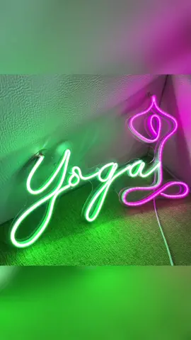 Bảng Led neon trang trí phòng Yoga🤩🤩