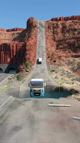 Dumb Cars vs Big Water Pit Hill Crush – BeamNG Drive #beamngdrive #beamng 
