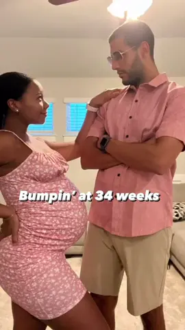 Sunday FUN-day with the wifey 🕺🏽💃🏽😎 #bump #dancechallenge #bumplikethis #momanddad #pregnancyhumor #supportivehusband #34weeks #preggo #girldad #girlmom #babyK #comedy #sundayfunday #blacklove #couplegoals #relationshipgoals #trendingreels 