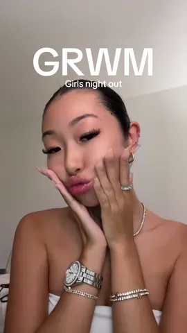 Getting ready for ✨girl dinner✨ #grwm #getreadywithme 