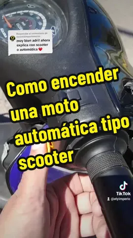 Pequeño consejo y forma para encender motos automaticas tipo scooter. Si queres saber de alguna moto en particular o para más información seguinos! #escuelatiktok #cursosonline #clasespresenciales #moto #scooter 