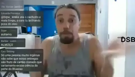 esse homem está muito feliz pois enviaram cebola para sua casa #shitposting #memes #shit #bluezão 