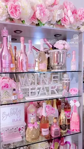 I love adding new wine bottles to my wine bar…. Who else collects them? 💞🥂🍾🥃🍸🥃🍷💞 #winebar #winebottle #winecollector #winecollection #winestagram #winebar  #pinkpinkpink #pinkhome #pinkwine #pinkcommunity #pinkeverywhere #pinkeverything #pinkhomedecor #pinkinspo #glamhome #champagnelife #bubblybar #moetchandon #blingdecor #blinglove #glamorous #pinkbottle #decorideas #decoración #homedecorlove #pink