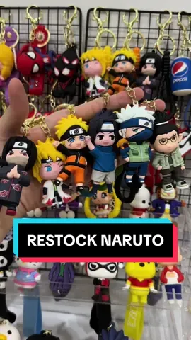 Restock Naruto gais !! Jgn kehabisan nii #gantungankunci #ganci #naruto #naruroshippuden #jualgantungankunci #sasuke #kakashi #minato #itachi 