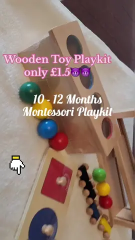 Wooden Toy Playkit | Montessori Play Kit 10+ Months. Check out my etsy to purchase this bundle. #montessoribaby #montessoribabytoys #montessoriathome #montessoritoddler #woodentoys #montessoritoddler #lovevery #montikids #spotlight #bigsavingdays 