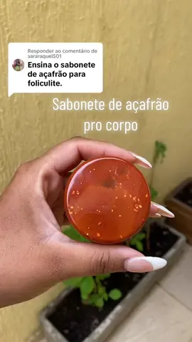 Respondendo a @sararaquel501 segundamos com aquela dica de ouro amigas , e dessa vez usei um ingrediente a mais no nosso queridinho sabonete de açafrão 💕 #beauty #skincare #skincareroutine #saboneteartesanal #sabonetedeacafrao 