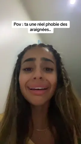 J’ai passé la pire soirée de ma vie🥲 #phobie #arachnophobia #araignée 
