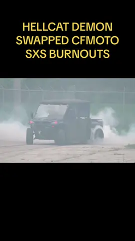 Definitely going to need a tire sponsor ⚠️professional driver on a closed course⚠️                                          #sxsblog #hellcat #sxs #hellcatclub #bunout #burnouts #engineswap #fast #loud #burnoutcar #hellcatswap #burnoutpad #hellcataddicts #sidebyside