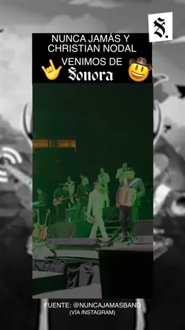 Arriba sonora 🌵🤠 @nodal y @nuncajamasband orgullo Sonorense 💪 #christiannodal  #nuncajamas  #sonora  #rockagropecuario  #mariachi  #sonoraypunto  #arribasonora  #orgullosonorense  #venimosdeldesierto  #fyp  #parati