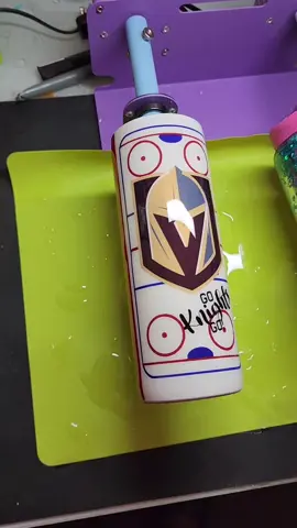 Gotta represent Vegas Baby!  #VGK #lasvegastiktok #lasvegasraiders #cricutprojects #kewiscreations #custom #fyp #vinyl #tumbler #tumblersoftiktok 
