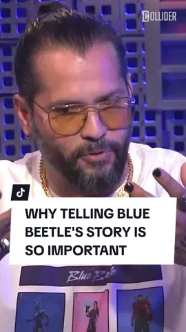 Blue Beetle director Angel Manuel Soto talks about the importance of telling this story authentically and its impact. #bluebeetle #dcu #interview #shorts Jamie Reyes, Xolo Maridueña, Warner Bros, superhero